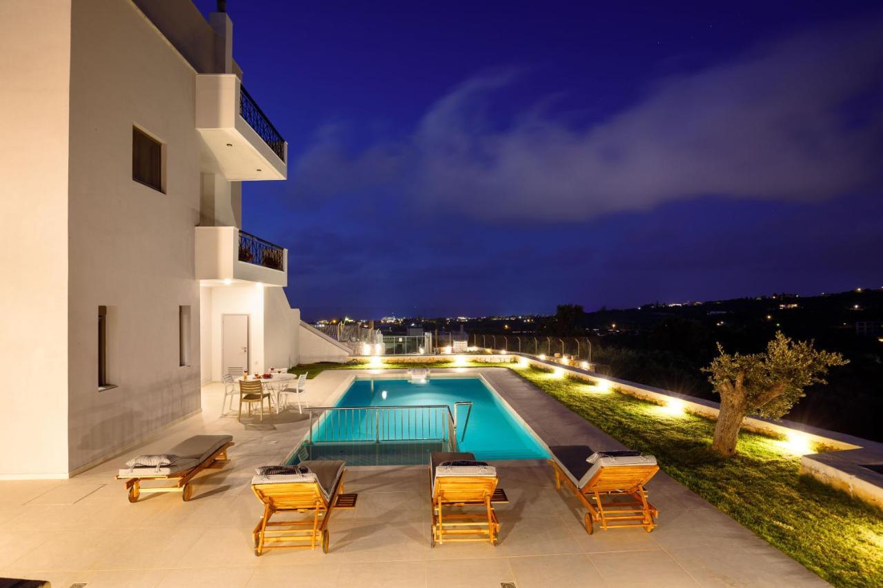 Apartment Tilio - New Apartment With Private Pool 1400M From The Beach Rethymno  Luaran gambar