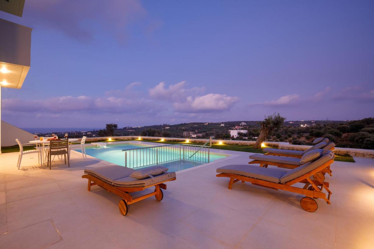 Apartment Tilio - New Apartment With Private Pool 1400M From The Beach Rethymno  Luaran gambar