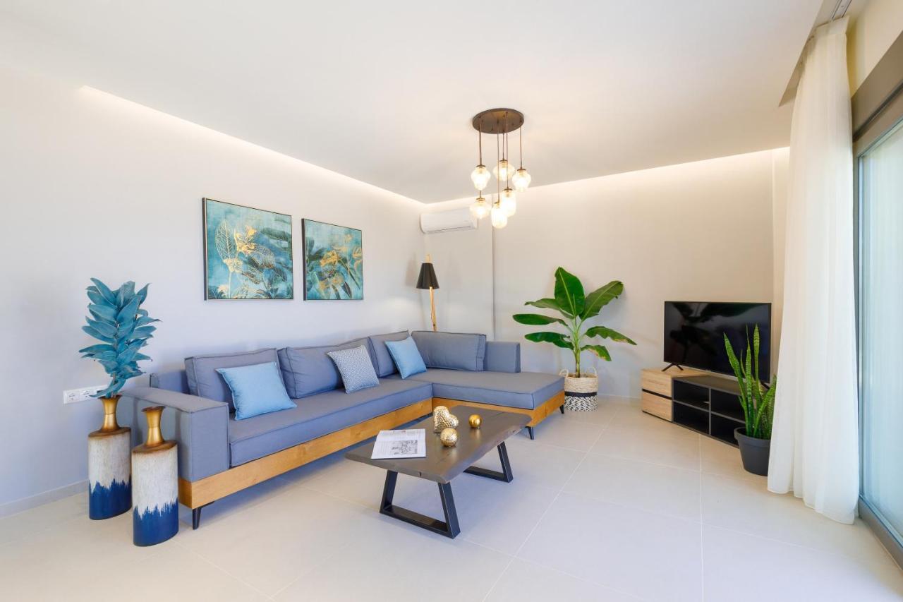 Apartment Tilio - New Apartment With Private Pool 1400M From The Beach Rethymno  Luaran gambar
